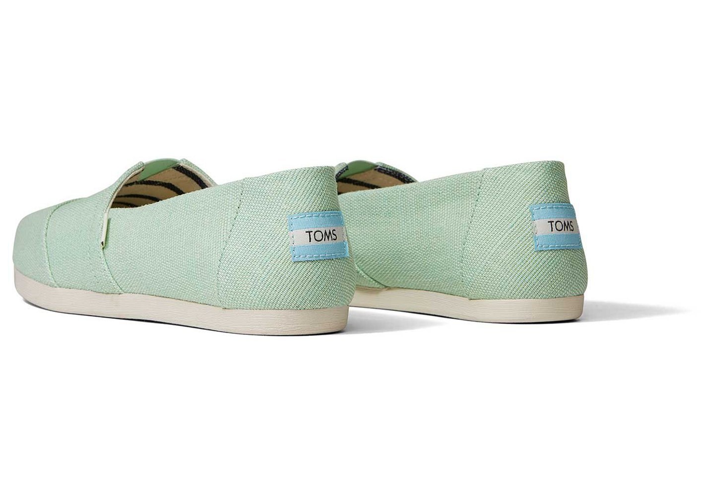 Toms Espadryle Damskie Mięta - Alpargata Heritage Płócienne - 46NUJXBIP